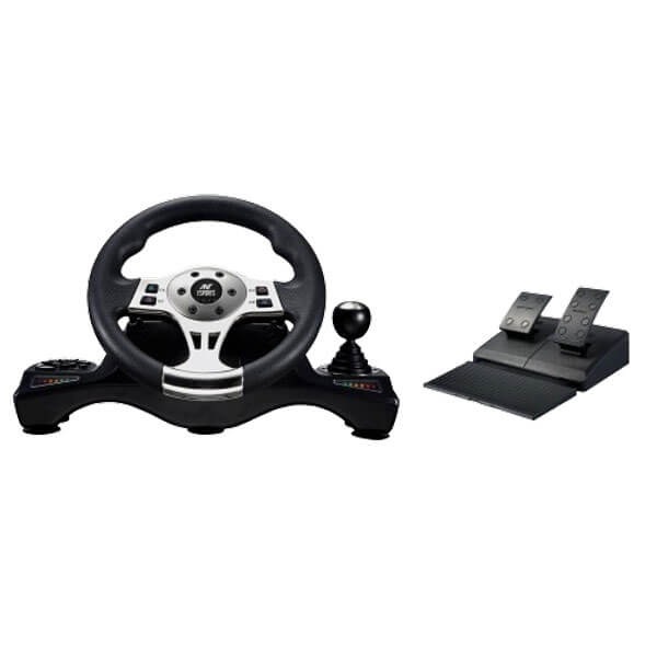 Ant Esports GW190 Black Racing Wheel And Pedal Set