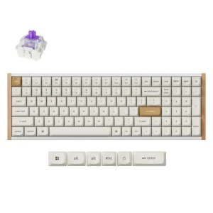 Keychron K4 HE Wireless White Magnetic Switch Custom Keyboard ( K4H-Q1 )