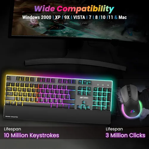 Ant Esports KM500 Pro Wireless Gaming Keyboard and Mouse Combo - Image 4