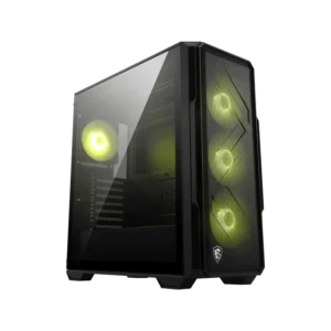 Msi MAG Forge 340R Airflow ARGB ATX Mid Tower Tempered Glass Panel Black Pc Cabinet With Pre Installed ARGB Fans