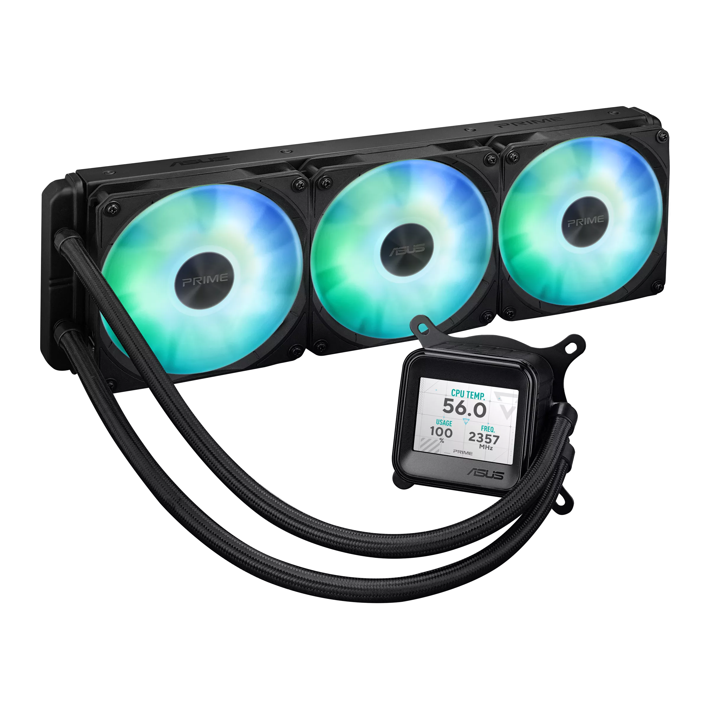 Asus Prime LC 360 ARGB LCD All-in-One 360mm CPU Liquid Cooler - Image 3