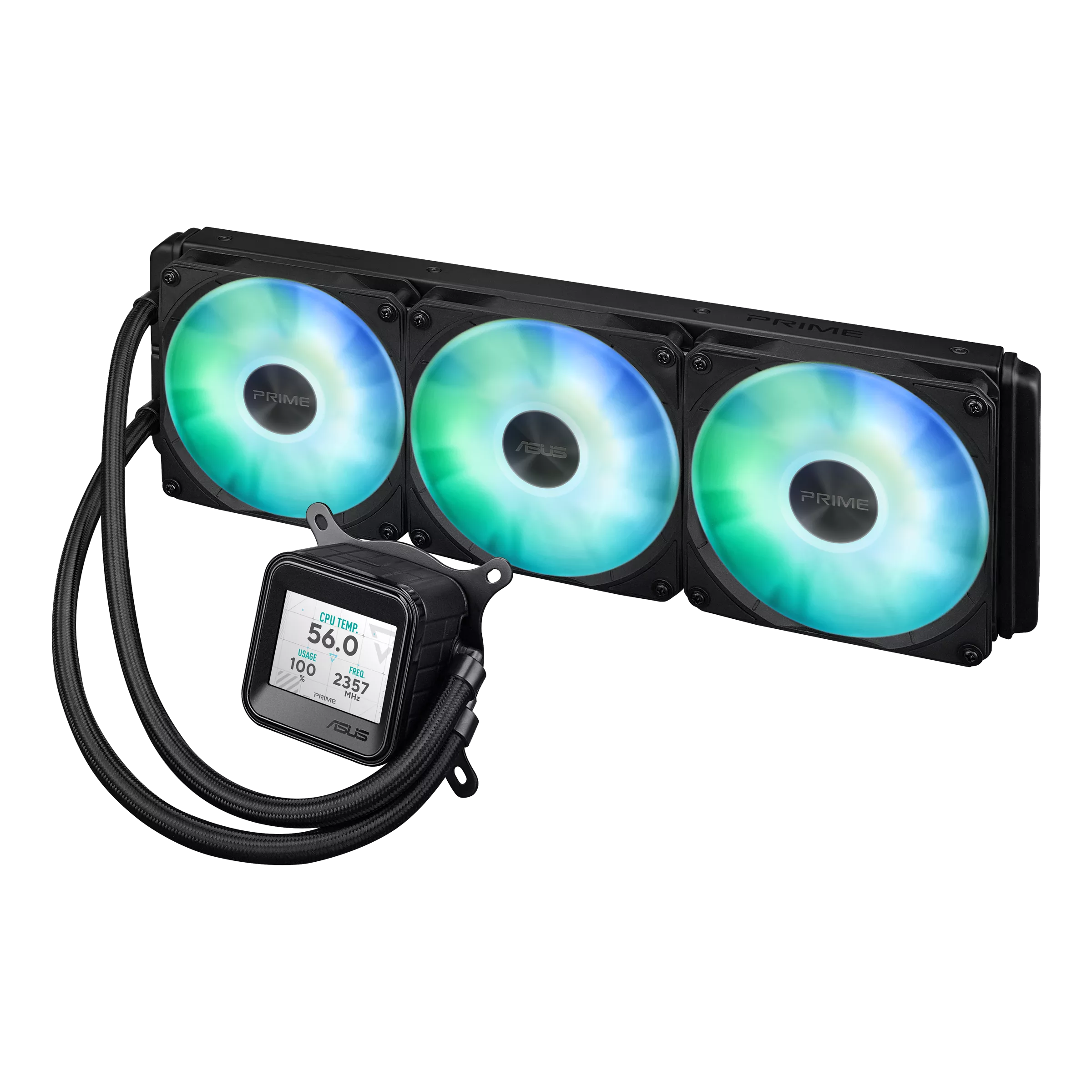 Asus Prime LC 360 ARGB LCD All-in-One 360mm CPU Liquid Cooler - Image 4