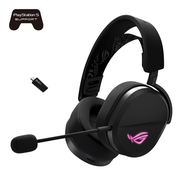 Asus A501 ROG Pelta RGB Wireless Gaming Headset ( 90YH0410-BHUA00 ) - Image 5