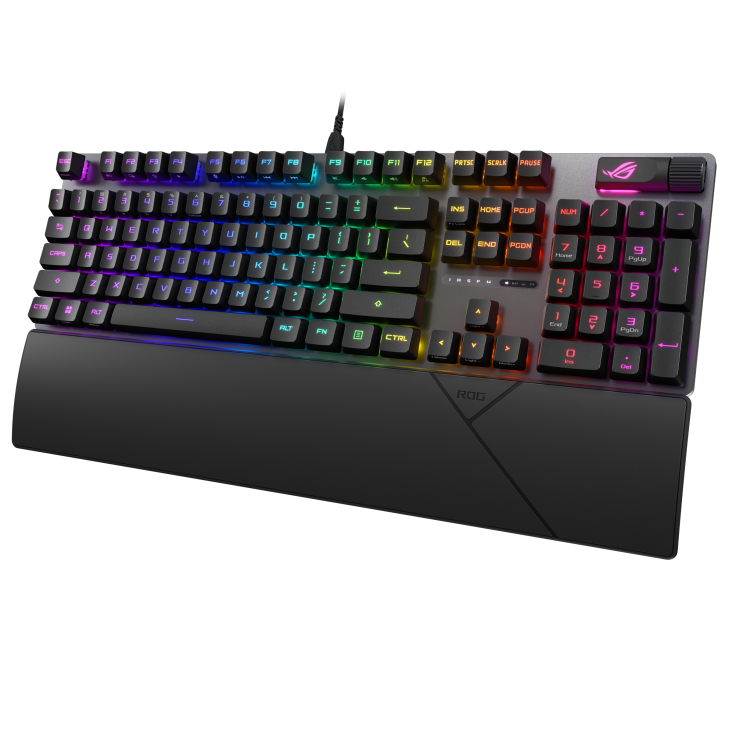 Asus ROG Strix Scope II RX USB 2.0 RGB Black Red Switches Gaming Keyboard With Wrist Rest