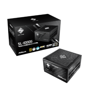ASRock Steel Legend SL-1000G 1000W 80 Plus Gold Certified Fully Modular ATX3.1 & PCIe5.1 Ready Power Supply Unit 