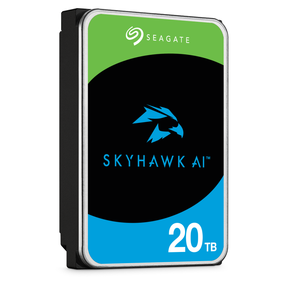 Seagate Skyhawk AI 20TB 3.5-inch SATA 6Gb/s 512 MB Cache/Buffer Helium Drive Design Internal Surveillance Hard Drive ( ST20000VE003 )