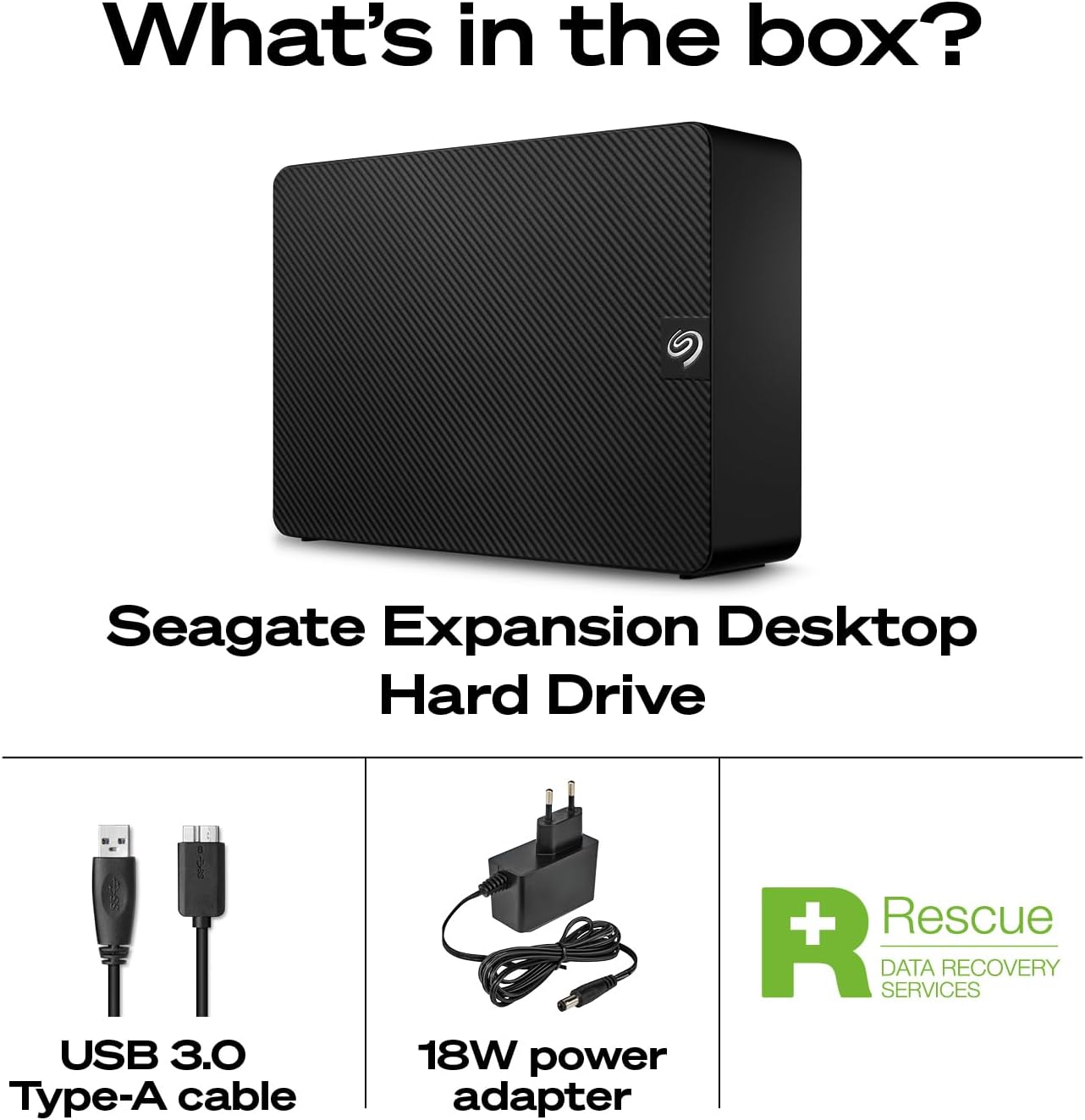 Seagate Expansion 28TB USB 3.0 Connectivity External Hard Drive (STKP28000400) - Image 3
