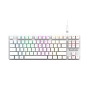Cosmic Byte Firefly TKL Per Key RGB Mechanical Swappable Switches Upgraded White Keyboard With USB C Port ( TCBP03396 )