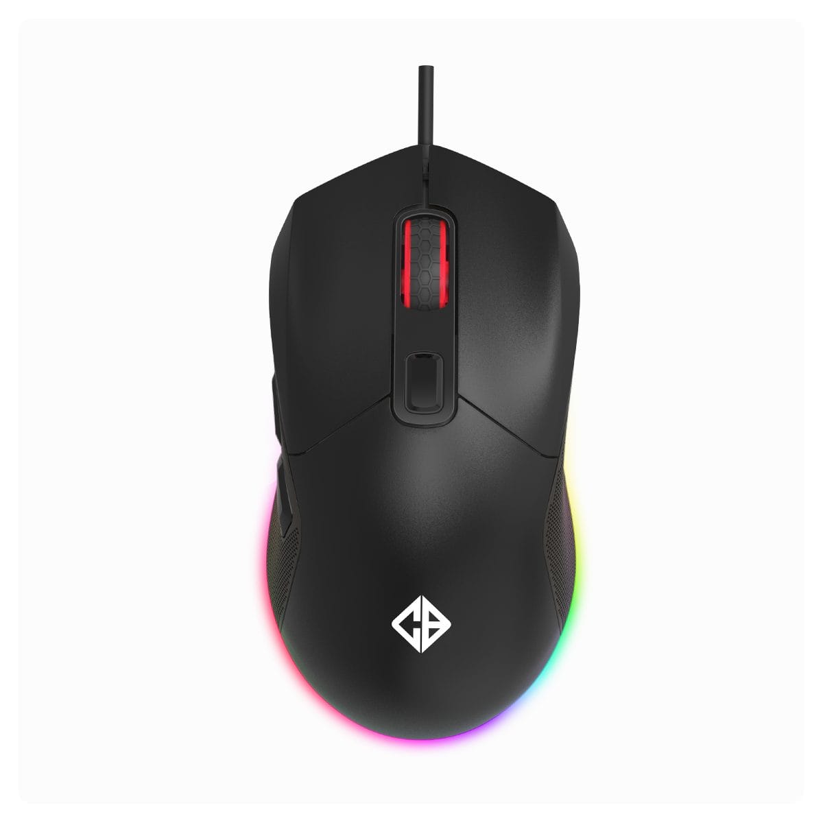 Cosmic Byte Firestorm RGB Wired 12400 Dpi Black Gaming Mouse With PTFE feet ( TCBP03430 )