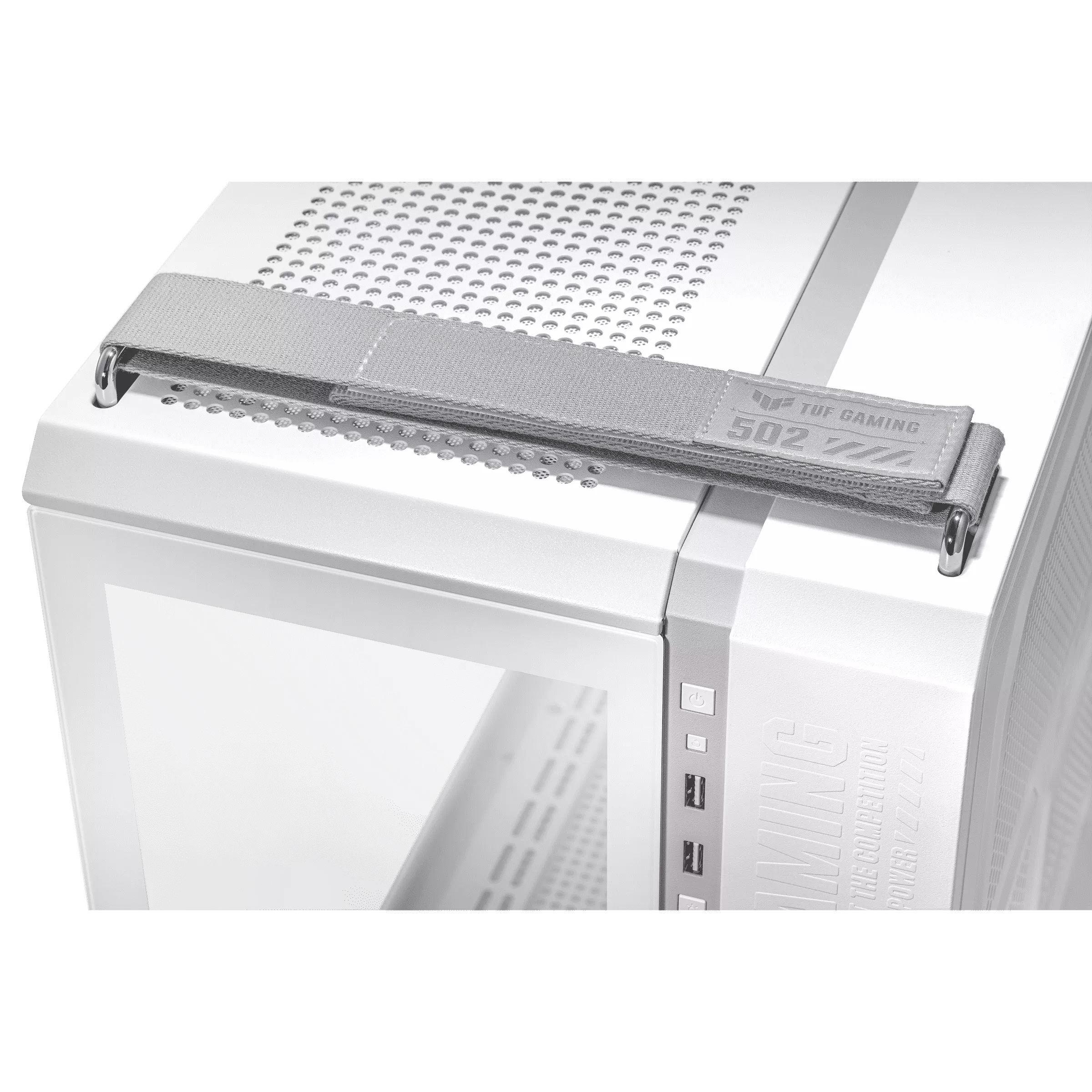 Asus TUF Gaming GT502 PLUS White ARGB ATX Full Tower Panoramic View Tempered Glass Panel Pc Cabinet With Pre-Installed ARGB Fans - Image 5