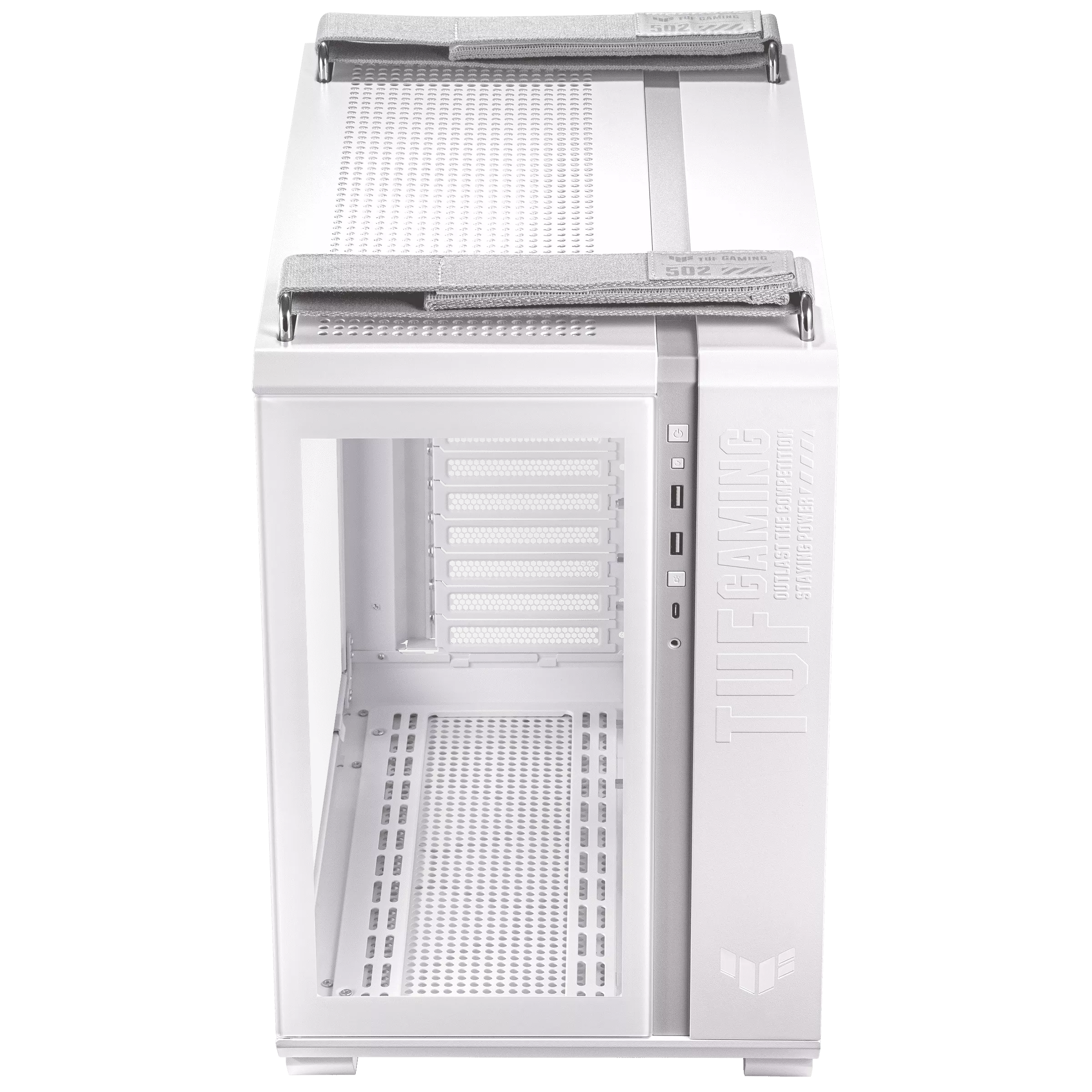 Asus TUF Gaming GT502 PLUS White ARGB ATX Full Tower Panoramic View Tempered Glass Panel Pc Cabinet With Pre-Installed ARGB Fans - Image 6