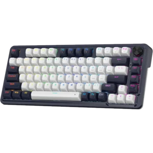 Redragon Ucal K673 Blue and White 81 Keys 8K Wired RGB Mechanical Gaming Keyboard With Magnetic Switch