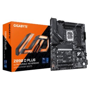 Gigabyte Z890 D PLUS ATX Motherboard ( Intel Socket LGA1851, Support for Intel Core Ultra Processors, 4 x DDR5 RAM Slots, Max 256GB RAM Support )