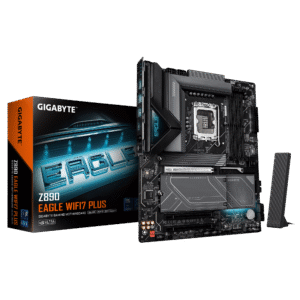 Gigabyte Z890 EAGLE WIFI7 PLUS ATX Motherboard ( Intel Socket LGA1851, Support Intel Core Ultra Processors, 4 x DDR5 RAM Slots, Max 256GB RAM Support )