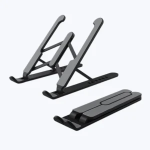 Zebronics Zeb NS1000 Ergonomic Foldable Design Anti-Slip Silicone Rubber Pads 6 Adjustable Levels Laptop Stand