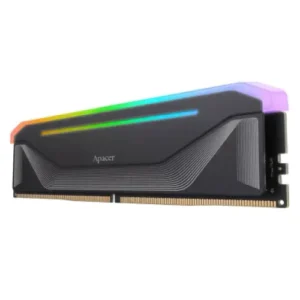 Apacer NOX RGB 16GB (16GB x 1) DDR5 6400MHz CL38 Gaming Desktop Memory ( AH5U16G64C652NBAA-1 )