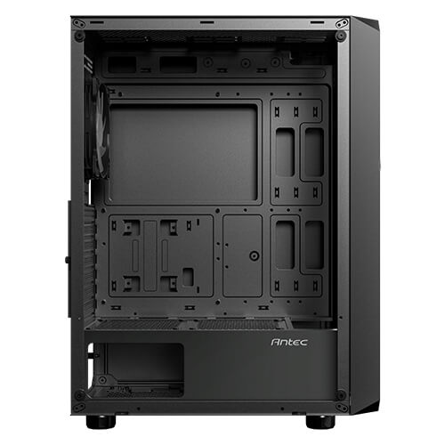 Antec AX83 RGB Extreme E-ATX Mid Tower Tower Tempered Glass Black Pc Cabinet With Fixed Mode RGB Pre-installed Fans - Image 4