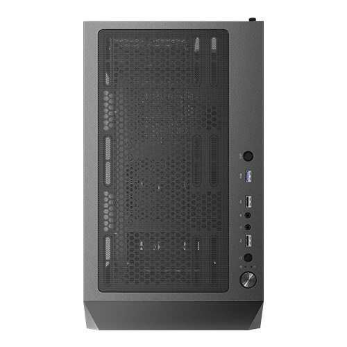 Antec AX83 RGB Extreme E-ATX Mid Tower Tower Tempered Glass Black Pc Cabinet With Fixed Mode RGB Pre-installed Fans - Image 7