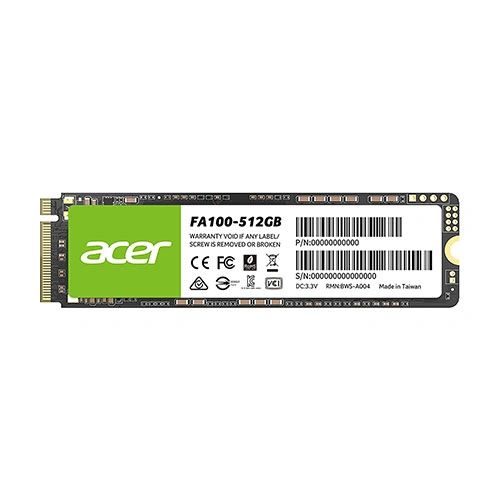 Acer FA100 512GB M.2 NVMe PCIe Gen3 Internal SSD ( BL-9BWWA-119 )