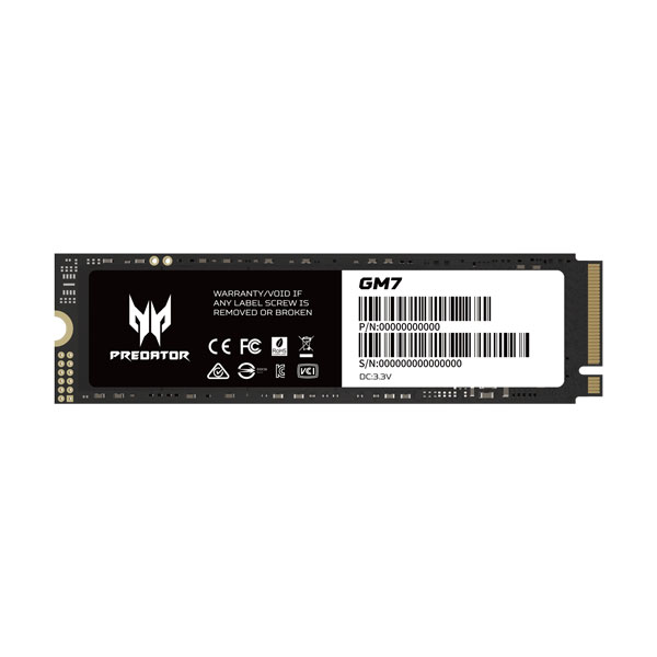 Acer Predator GM7 512GB M.2 NVMe PCIe Gen4 Internal SSD ( BL.9BWWR.117 ) - Image 2