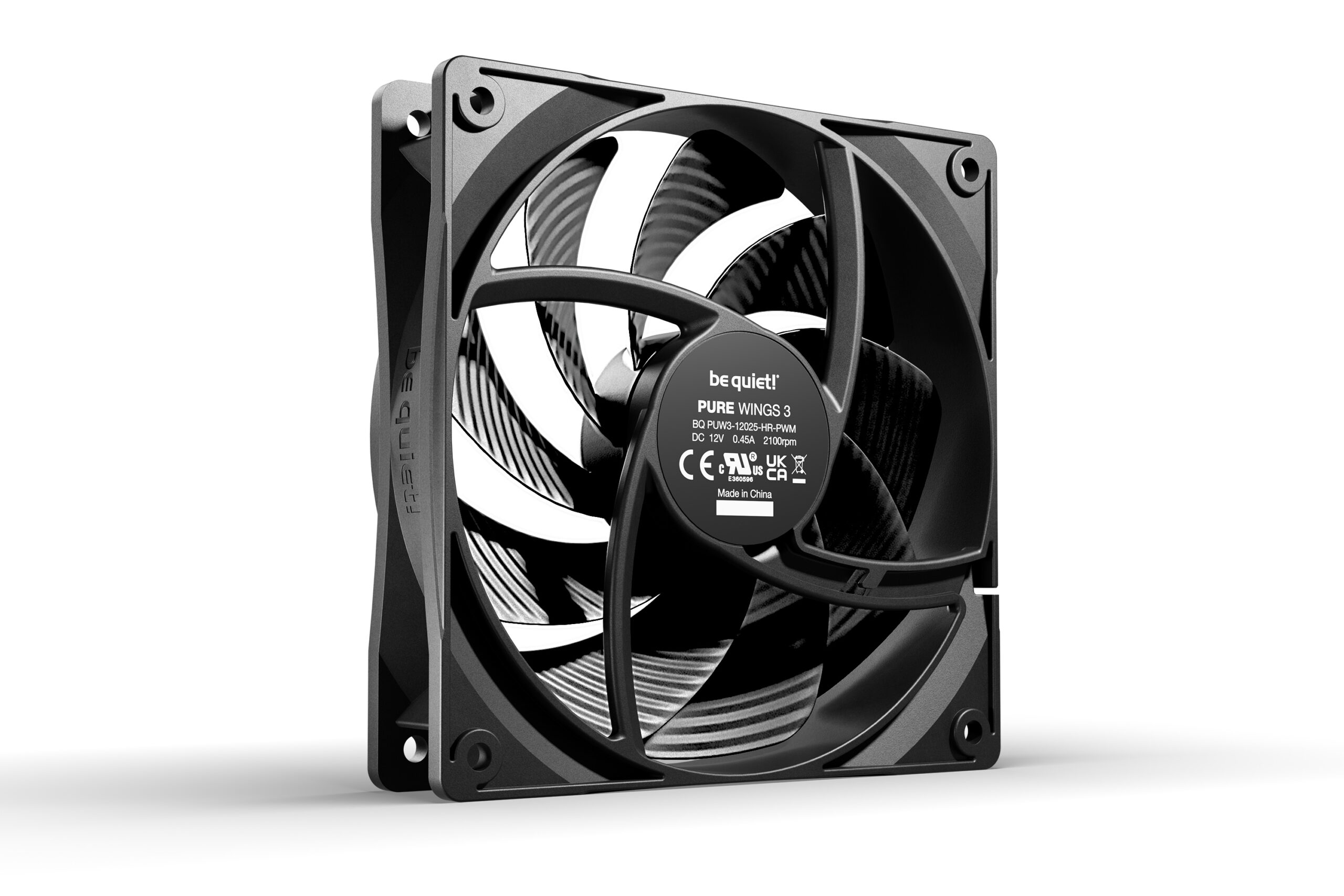 be quiet PURE WINGS 3 120mm PWM HS High-Speed Black Single Pack PC Fan ( BL106 ) - Image 3