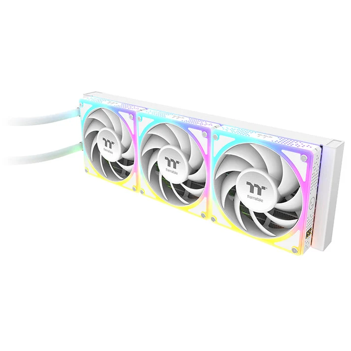 Thermaltake MAGCurve 360 Ultra ARGB Sync Snow Edition AIO Liquid CPU Cooler With 6.67" Curved AMOLED Display ( CL-W454-PL12SW-A ) - Image 4