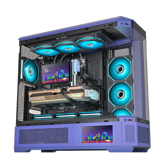 Thermaltake ST360 Ultra ARGB Sync Black AIO Liquid CPU Cooler With 7” LCD Display ( CL-W493-PL12SW-A ) - Image 4