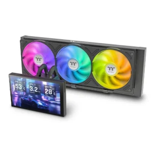 Thermaltake ST360 Ultra ARGB Sync Black AIO Liquid CPU Cooler With 7” LCD Display ( CL-W493-PL12SW-A )