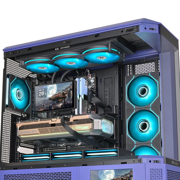 Thermaltake ST360 Ultra ARGB Sync Black AIO Liquid CPU Cooler With 7” LCD Display ( CL-W493-PL12SW-A ) - Image 5