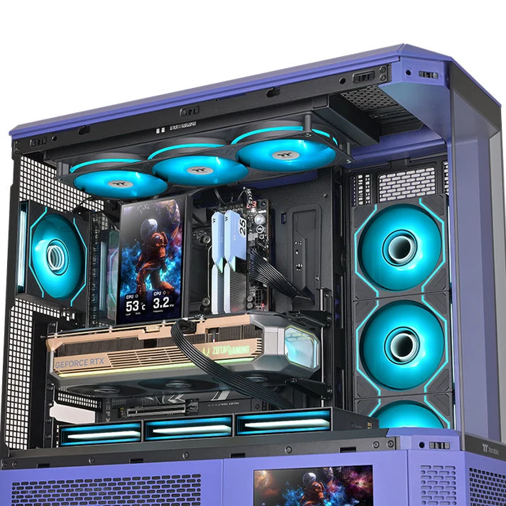 Thermaltake ST360 Ultra ARGB Sync Black AIO Liquid CPU Cooler With 7” LCD Display ( CL-W493-PL12SW-A ) - Image 6