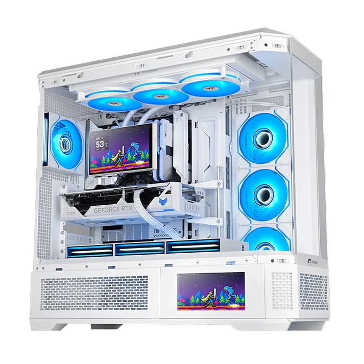 Thermaltake ST360 Ultra ARGB Sync Snow AIO Liquid CPU Cooler Snow With 7” LCD Display ( CL-W494-PL12SW-A ) - Image 6