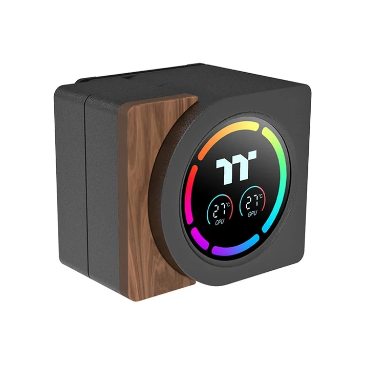 Thermaltake LB360-S ARGB Sync 360mm Black AIO Liquid CPU Cooler With LCD Display ( CL-W499-PL12SW-A ) - Image 3