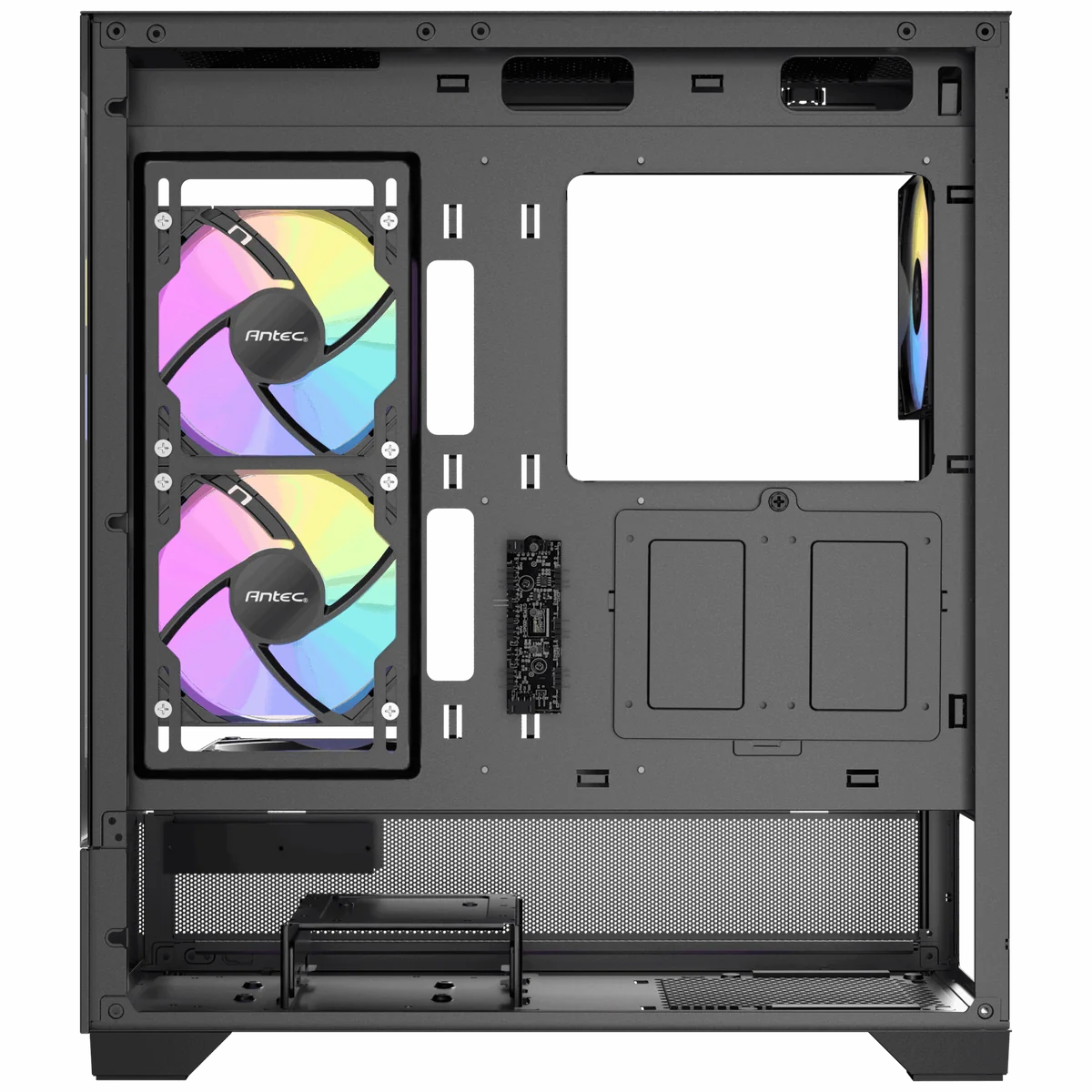 Antec CX700 ARGB Black ATX Mid Tower 4 mm Tempered Glass Panel Pc Cabinet With Pre-installed ARGB PWM Fans - Image 3