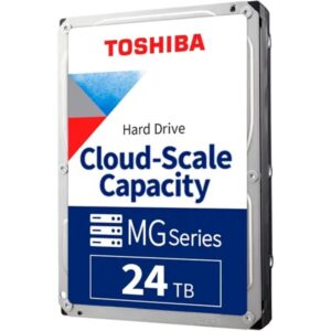 Toshiba MG Series MG11ACA24TE 24TB 3.5 inch 7200 RPM SATA Enterprise Desktop Internal Hard Disk Drive