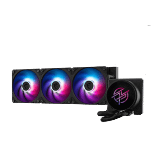 MSI MPG CORELIQUID P22 360 Black ARGB 360mm Liquid CPU Cooler With LCD 2.1-inch Round IPS Display