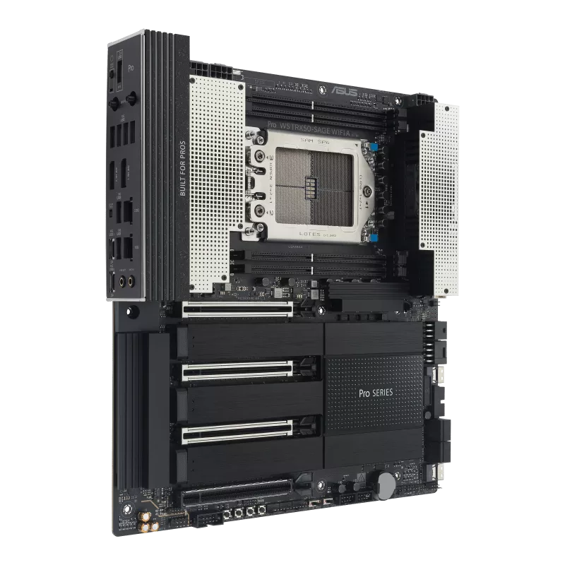 Asus Pro WS TRX50-SAGE WIFI A Workstation CEB Motherboard ( AMD Socket sTR5 , Supports Ryzen Threadripper PRO 9000 & 7000 WX-Series and Ryzen Threadripper 9000 & 7000 Series Processors, 4 x DDR5 Max 1TB RAM Support ) - Image 3