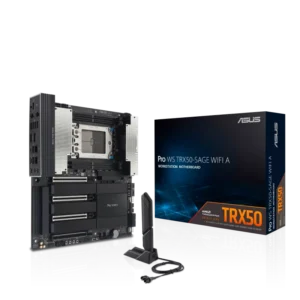 Asus Pro WS TRX50-SAGE WIFI A Workstation CEB Motherboard ( AMD Socket sTR5 , Supports Ryzen Threadripper PRO 9000 & 7000 WX-Series and Ryzen Threadripper 9000 & 7000 Series Processors, 4 x DDR5 Max 1TB RAM Support )