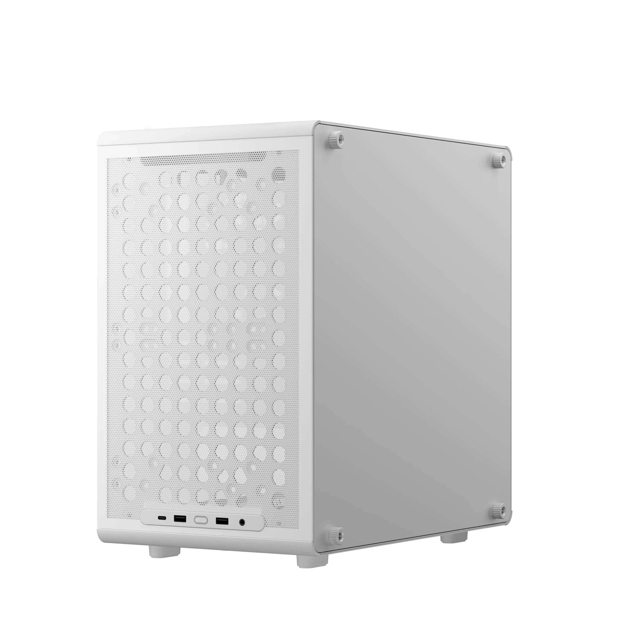 Cooler Master Q300L V3 White M-ATX Mini Tower Tempered Glass Pc Cabinet With Pre-installed Fans ( Q300LV3-WGNN-S00 ) - Image 5