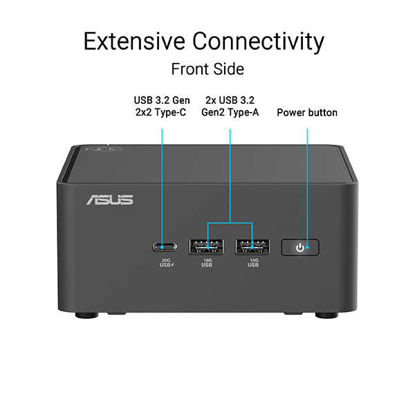 ASUS NUC 15 Pro C3-100U RNUC15CRHI300000 Intel Graphics Wi-Fi 7 Barebone Mini Pc - Image 3