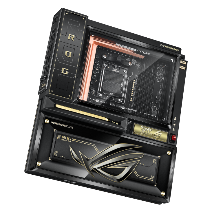 Asus ROG CROSSHAIR X870E EDITION 20 WiFi7 E-ATX Motherboard With ROG RYUJIN 360 Edition 20 All-in-one Liquid Cooling Kit ( AMD Socket AM5, Supports AMD Ryzen 9000 & 8000 & 7000 Series Desktop Processors, 4x DDR5 RAM Slots, Max 256GB RAM ) - Image 6