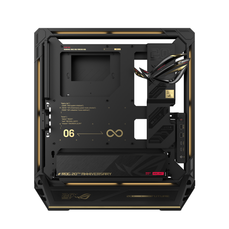 Asus ROG GR20 Edition 20 Open Frame ARGB E-ATX Full Tower Black Pc Cabinet - Image 2