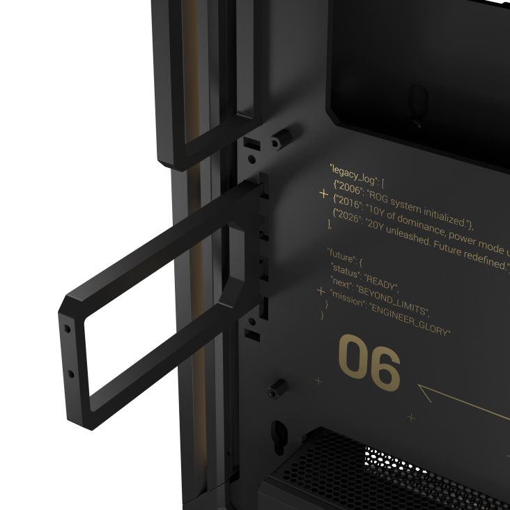 Asus ROG GR20 Edition 20 Open Frame ARGB E-ATX Full Tower Black Pc Cabinet - Image 8