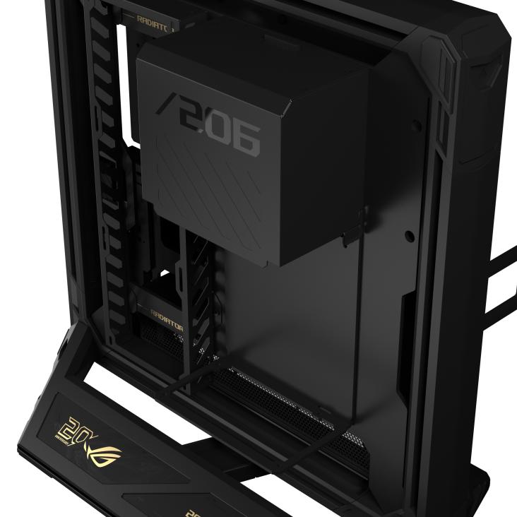 Asus ROG GR20 Edition 20 Open Frame ARGB E-ATX Full Tower Black Pc Cabinet - Image 9
