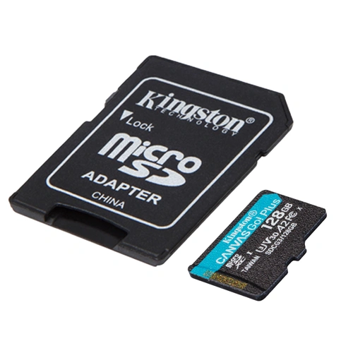 Kingston Canvas Go Plus 128GB MicroSD Memory Card with Adapter For Android Mobile Devices, Action Cams, Drones And 4K Video Production ( SDCG3/128GB ) - Image 3