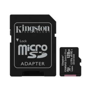 Kingston Canvas Select Plus A1 128GB Class 10 100 MB/s MicroSD Memory Card With Adapter ( SDCS2/128GBIN )