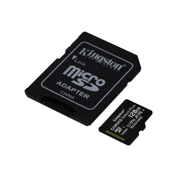 Kingston Canvas Select Plus A1 128GB Class 10 100 MB/s MicroSD Memory Card With Adapter ( SDCS2/128GBIN ) - Image 2