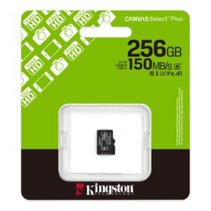 Kingston Canvas Select Plus 256GB microSD Memory Card With Android A1 Performance Class ( SDCS3/256GBSP )