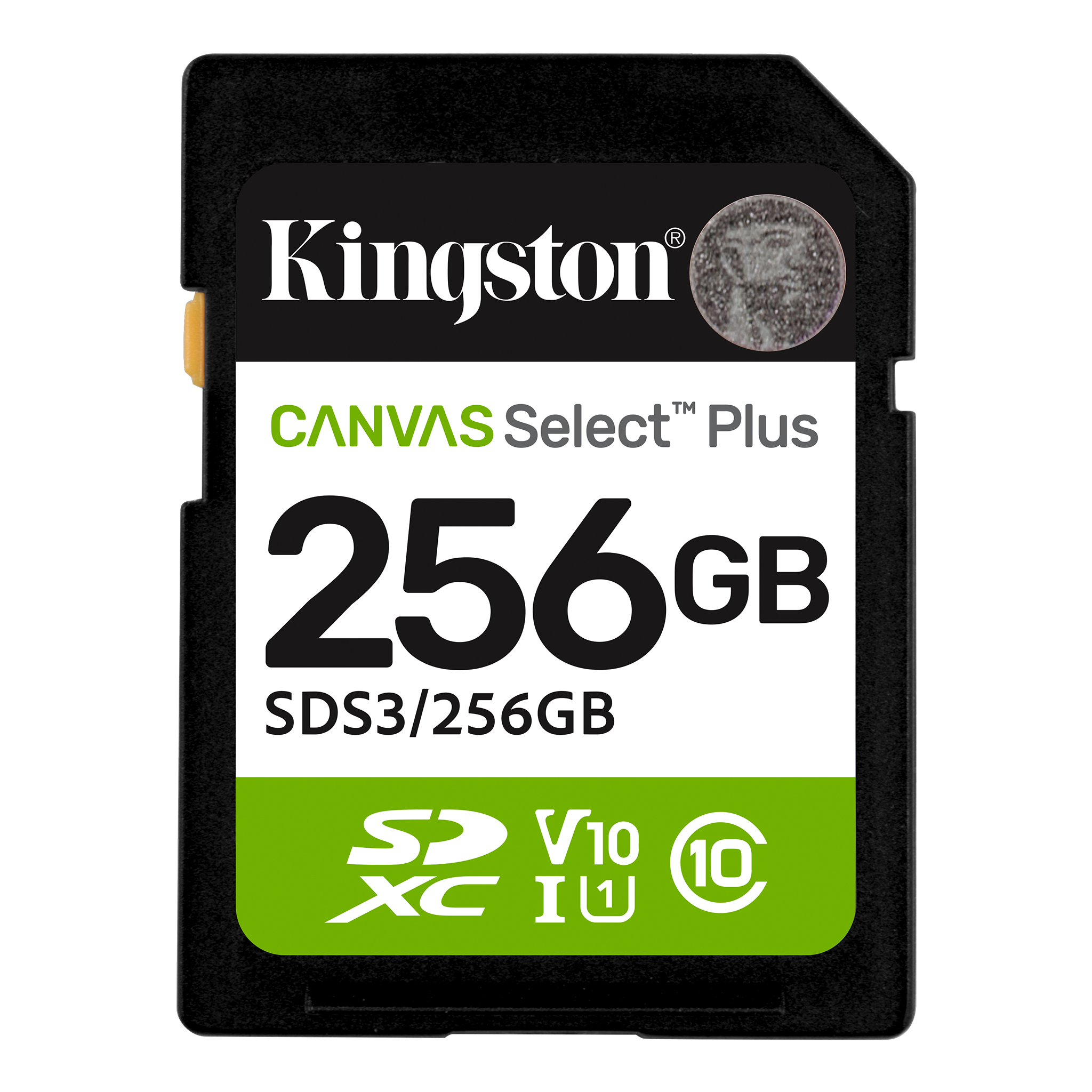 Kingston Canvas Select Plus 256GB Class 10 SD Memory Card For Full HD 1080p Video Cameras ( SDS3/256GB ) - Image 2