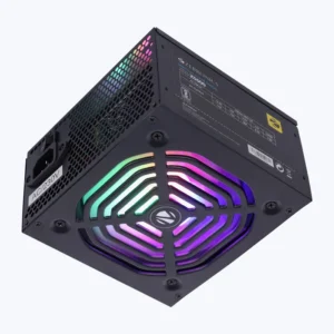 Zebronics Zeb ZS 500 Black 500W High Efficiency Multicolor LED Lights Power Supply Unit